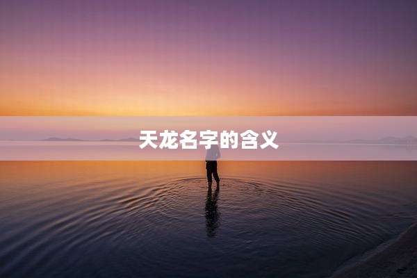 天龙名字的含义