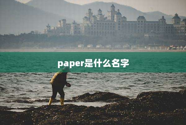 paper是什么名字