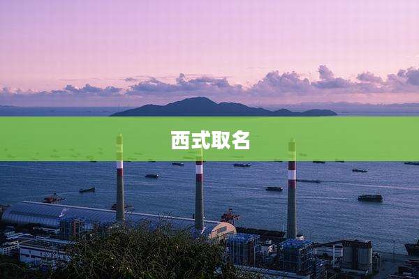 西式取名
