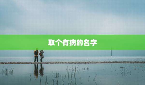 取个有病的名字