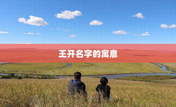 王开名字的寓意