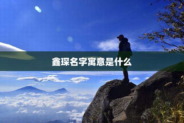 鑫琛名字寓意是什么