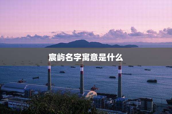 宸屿名字寓意是什么
