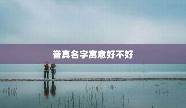 誉真名字寓意好不好