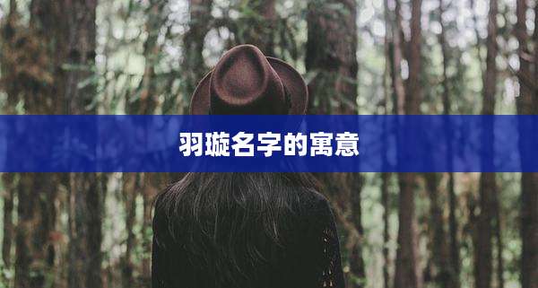 羽璇名字的寓意