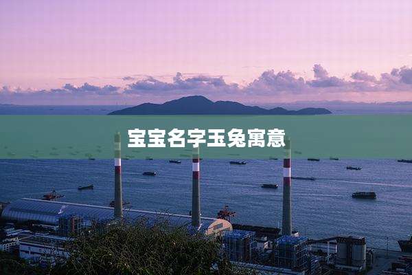 宝宝名字玉兔寓意