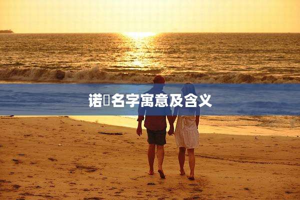 诺瑄名字寓意及含义