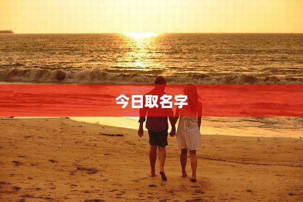 今日取名字