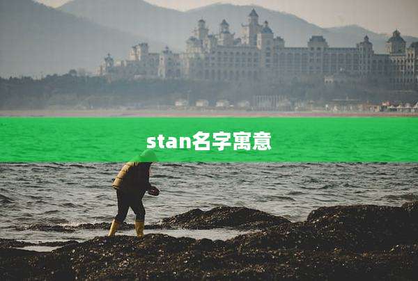 stan名字寓意