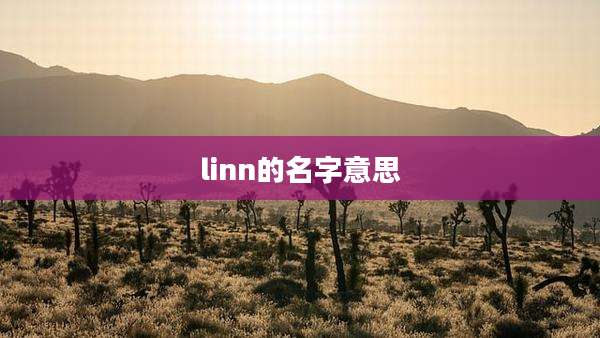 linn的名字意思