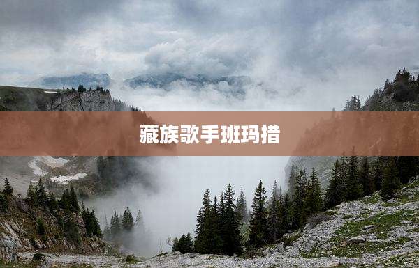 藏族歌手班玛措