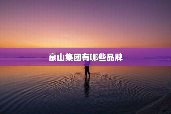 豪山集团有哪些品牌