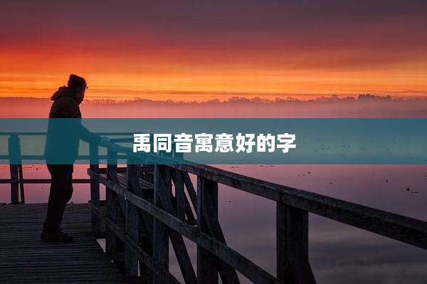 禹同音寓意好的字