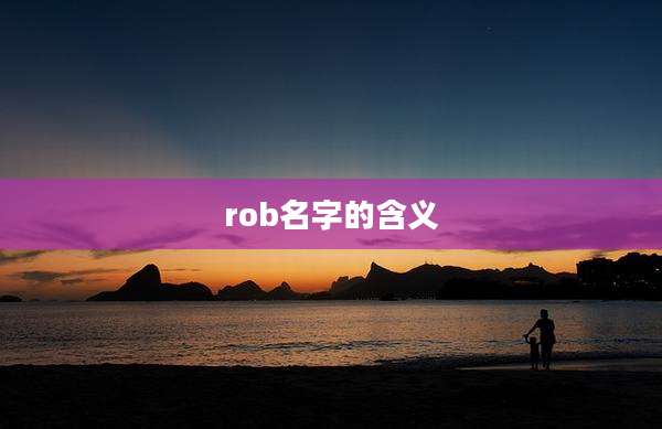 rob名字的含义