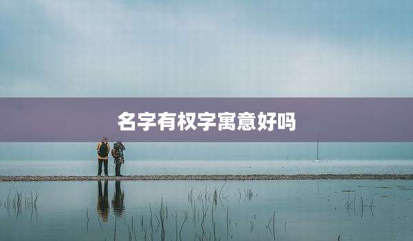 名字有权字寓意好吗