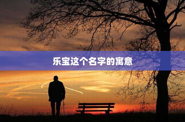 乐宝这个名字的寓意