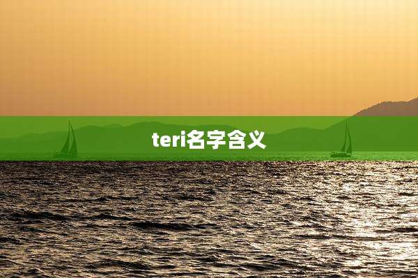 teri名字含义
