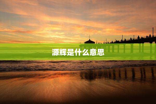 源辉是什么意思