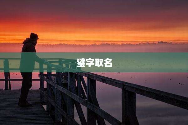 璧字取名