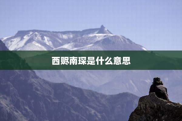 西赆南琛是什么意思