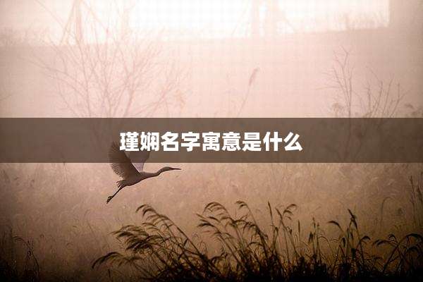 瑾娴名字寓意是什么