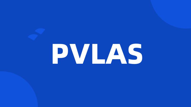 PVLAS