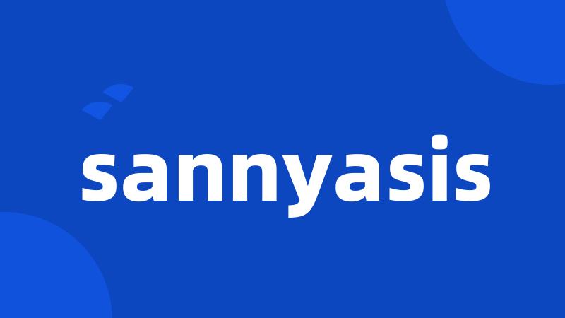 sannyasis