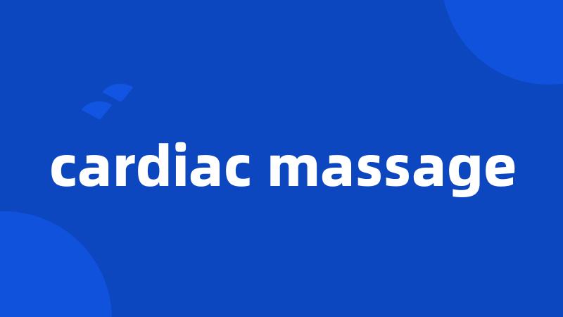 cardiac massage