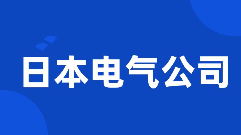 日本电气公司