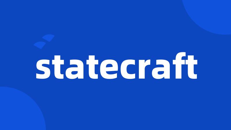 statecraft