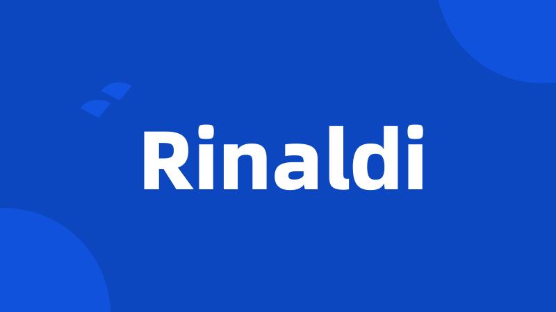 Rinaldi