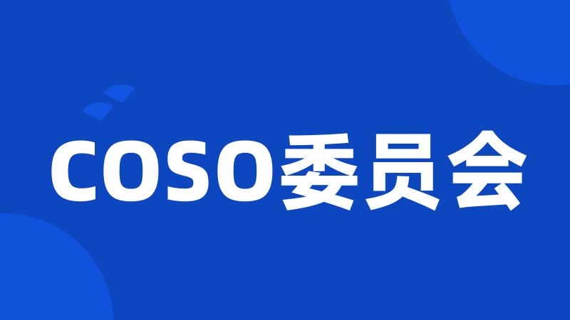 COSO委员会