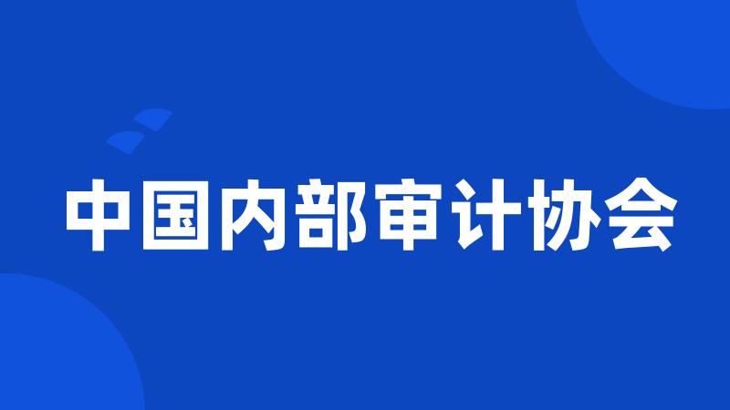 中国内部审计协会