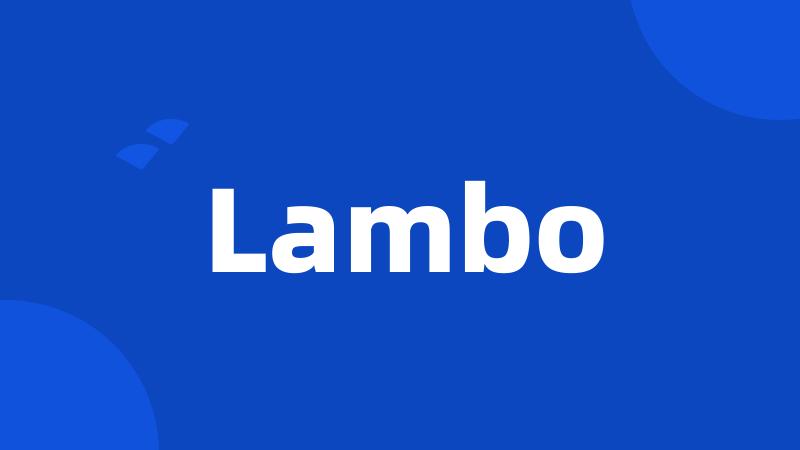 Lambo