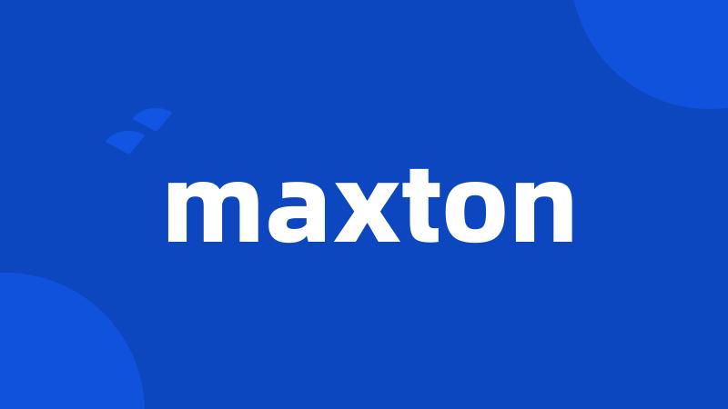 maxton