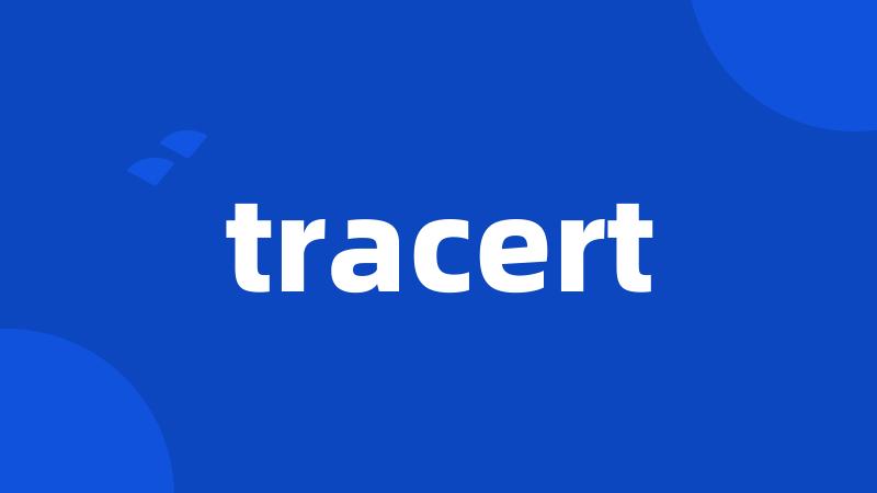 tracert