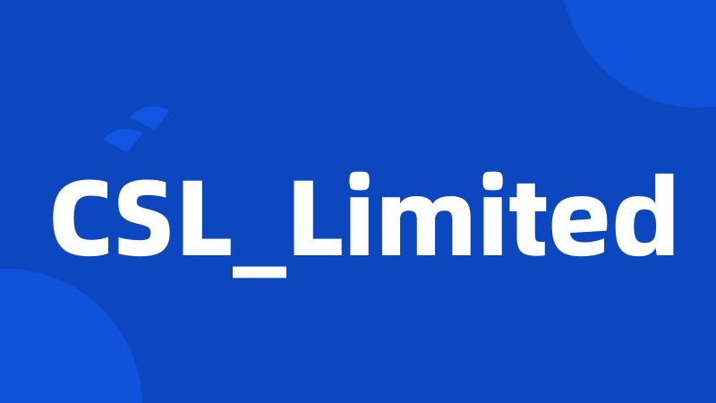 CSL_Limited