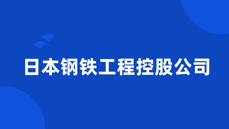 日本钢铁工程控股公司