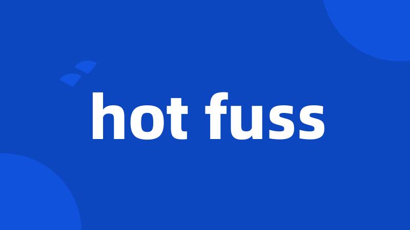 hot fuss