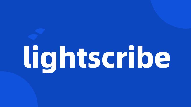 lightscribe