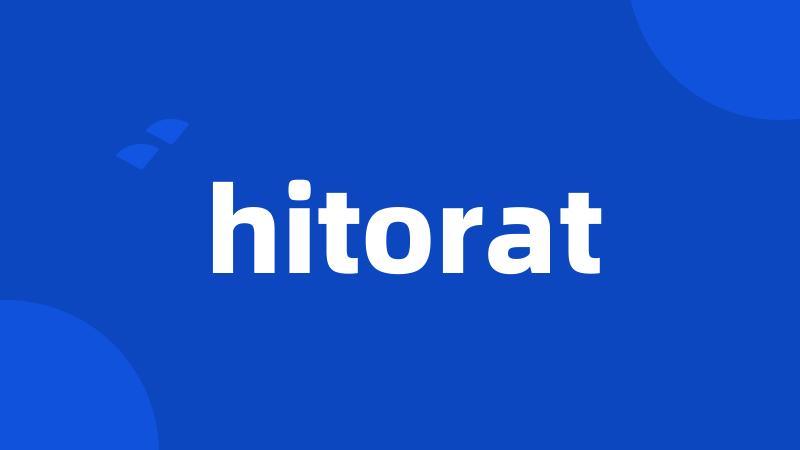 hitorat