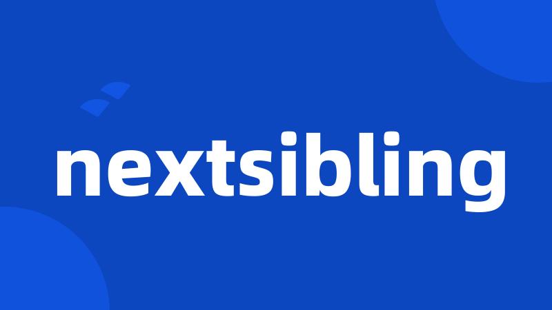 nextsibling