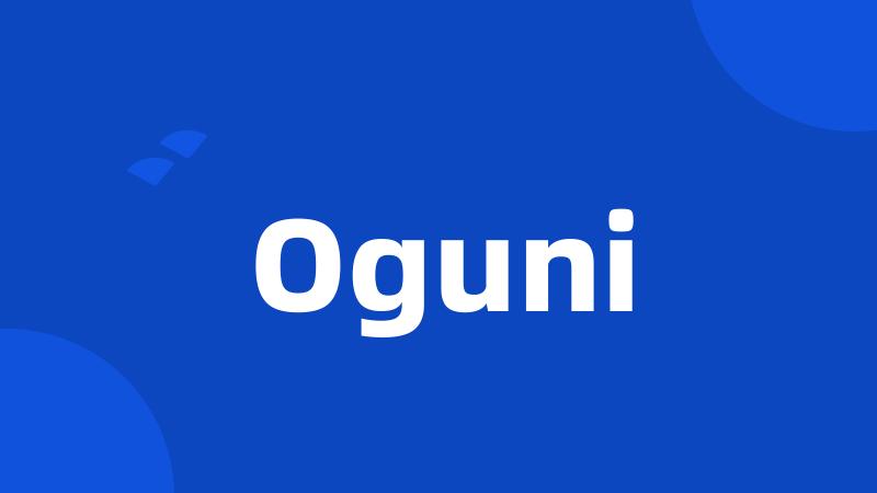 Oguni