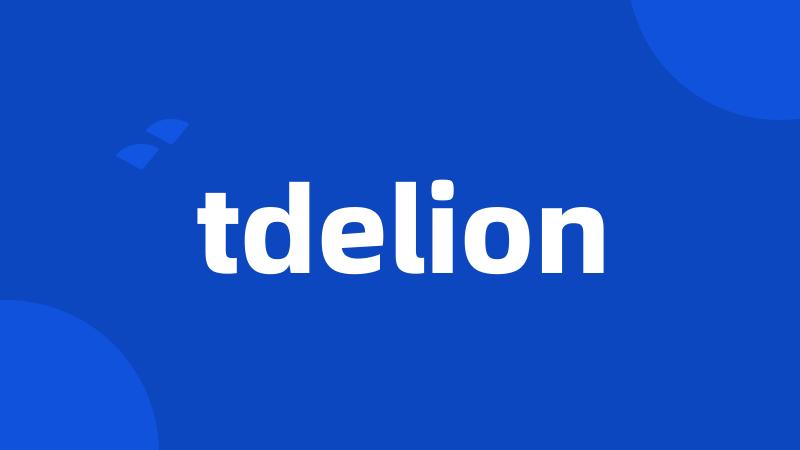 tdelion