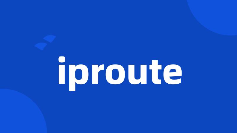 iproute