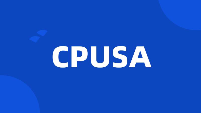 CPUSA