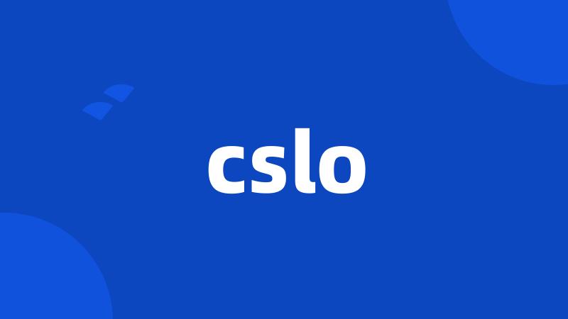 cslo