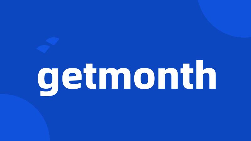 getmonth