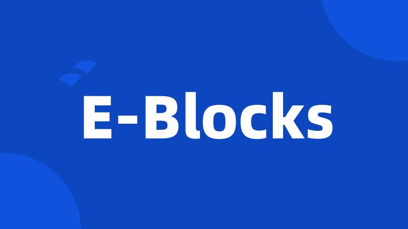 E-Blocks