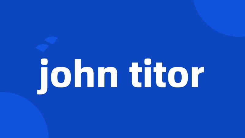 john titor